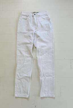 Vintage 90s White High Waisted Gap Blue Jeans 25 x 29